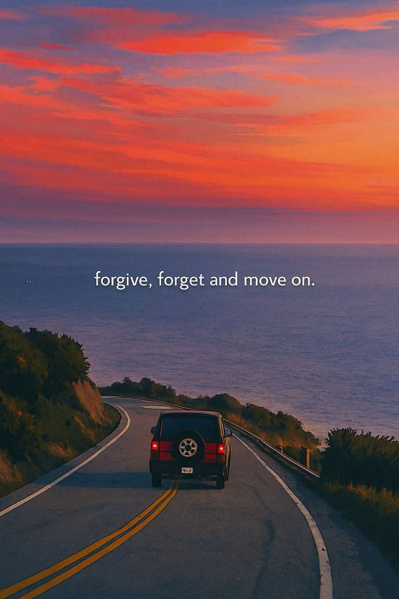 Affet, unut ve devam et.