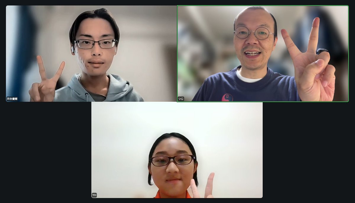 CoderdojoNada's tweet image. 8/31 CoderDojo Nada(灘)を開催
オンライン開催
参加者3名
活動内容:
Yさん、中学生、
progateでpythonの勉強、3章6戻り値まで完了
次回あたり、ゲーム作りもやってもいいかもしれません
Ajinoriさん、サポートありがとうございます
今回もご参加、ありがとうございました。
次回は9/28(日)です