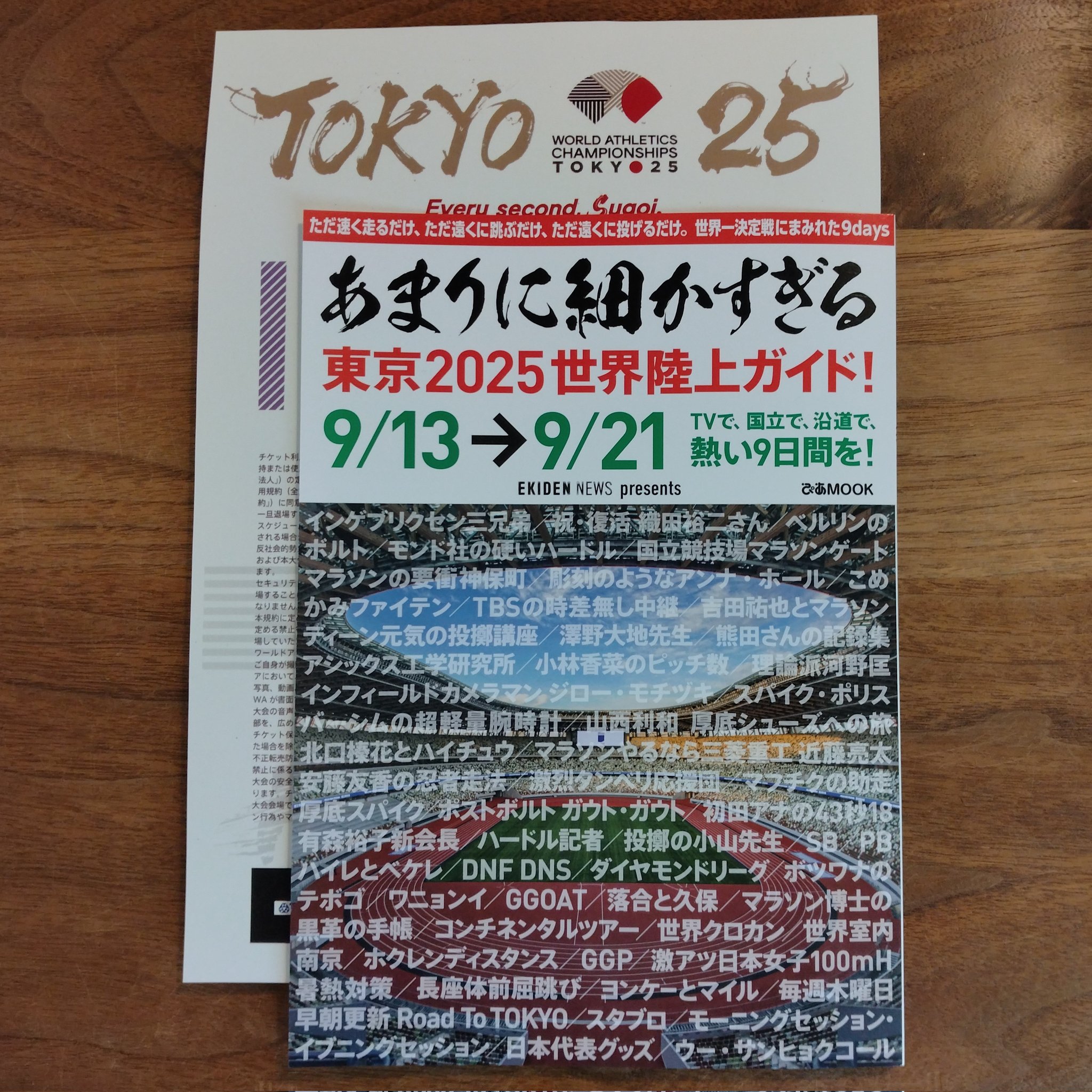 東京2025世界陸上 ガイドブック