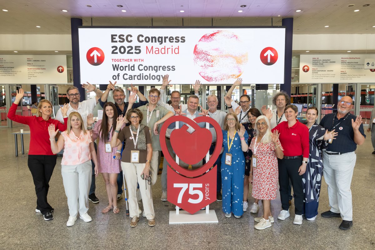 escardio's tweet photo. Everything we do is for patients, so we make sure patients are part of the discussion – including at #ESCCongress

A huge thank you to our #ESCPatientForum members for their participation in 20 sessions and 9 #ESCTV sessions, contributing to the 2025 #ESCGuidelines and supporting the creation of the newly released patient versions of the myocarditis and pericarditis guidelines. 

Here are the sessions to attend 
https://t.co/QA2x0wTQtI