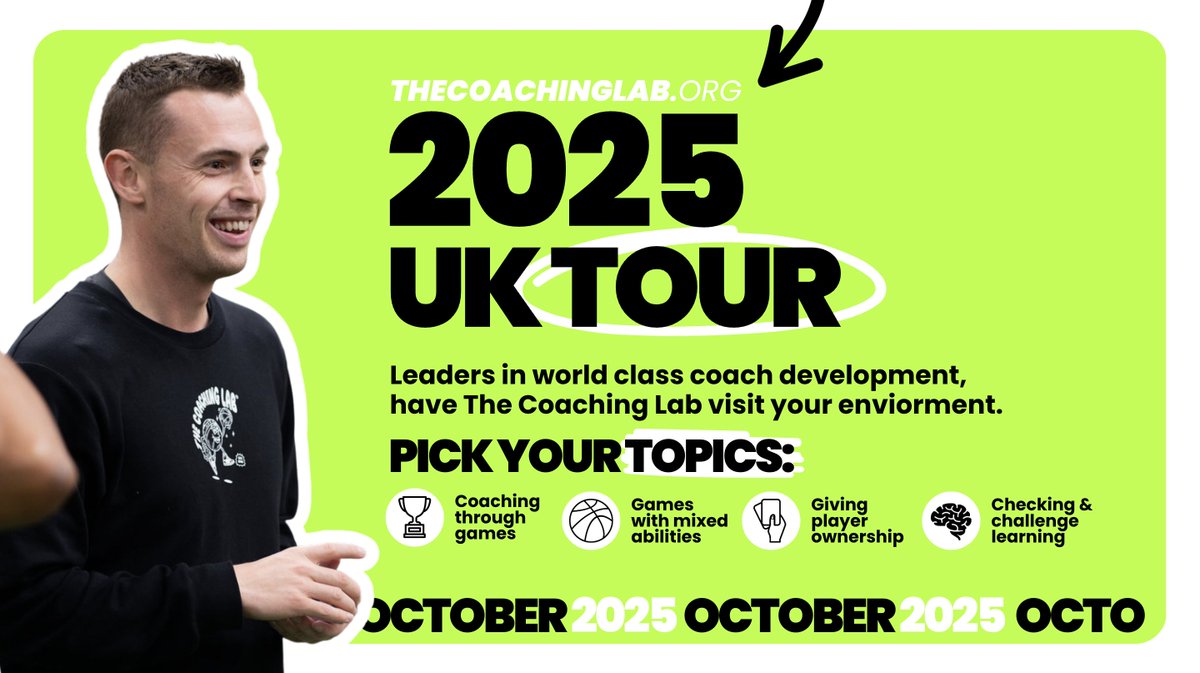 More DATES ADDED 🙌🏻 

An extra few dates have been added for October when we take <a href="/The_CoachingLab/">The_CoachingLab</a> across the UK. 

See you then? Final dates added 🔗 thecoachinglab.org/pages/contact
