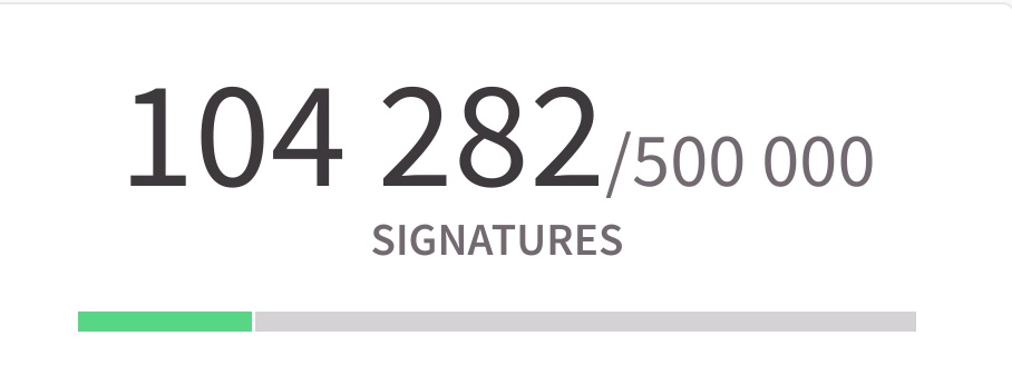 NupesNews's tweet image. 🔴⚠️ LA PÉTITION RÉCLAMANT LA DESTITUTION DE PRÉSIDENT DE LA RÉPUBLIQUE VIENT DE FRANCHIR LES 100 000 SIGNATURES.