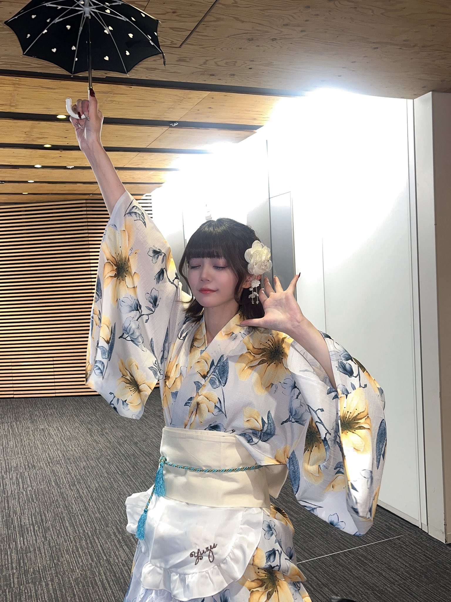 ❤︎夢羽❤︎ 　　AＬ⑧ 浴衣ドレス はしごレースフリルロリータ浴衣 – レディースファッション通販