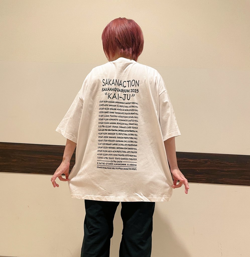 今回のdotRECでMAAさんにもろたサカナクション怪獣Tシャツ！ 自慢して