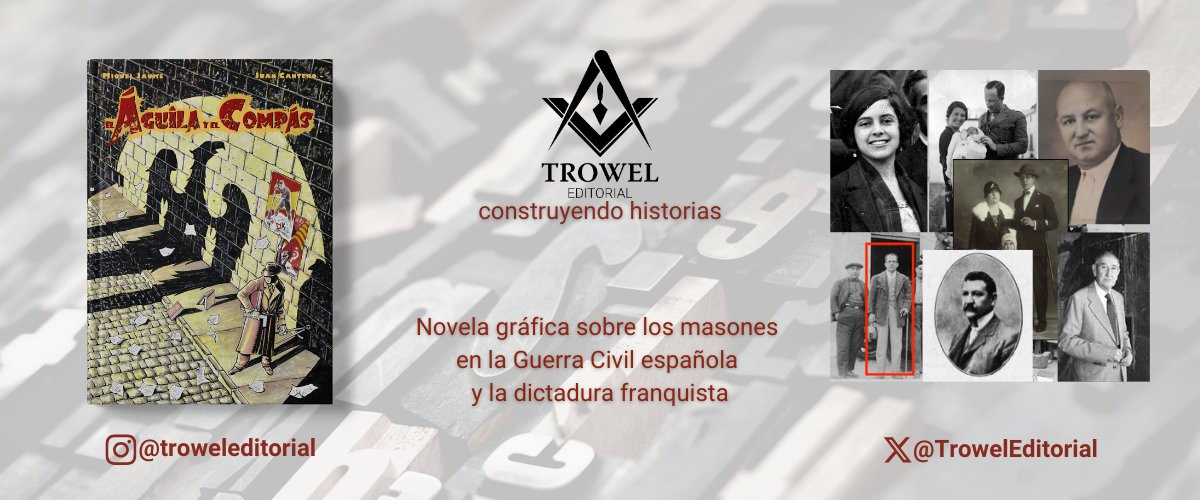 Nueva sección en la web: La Paleta y la Pluma 🖋️

Hoy te contamos cómo nació El Águila y el Compás.
👉 Léelo en 2 min: 

troweleditorial.es/la-paleta-y-la…

#TrowelEditorial #ElÁguilaYElCompás