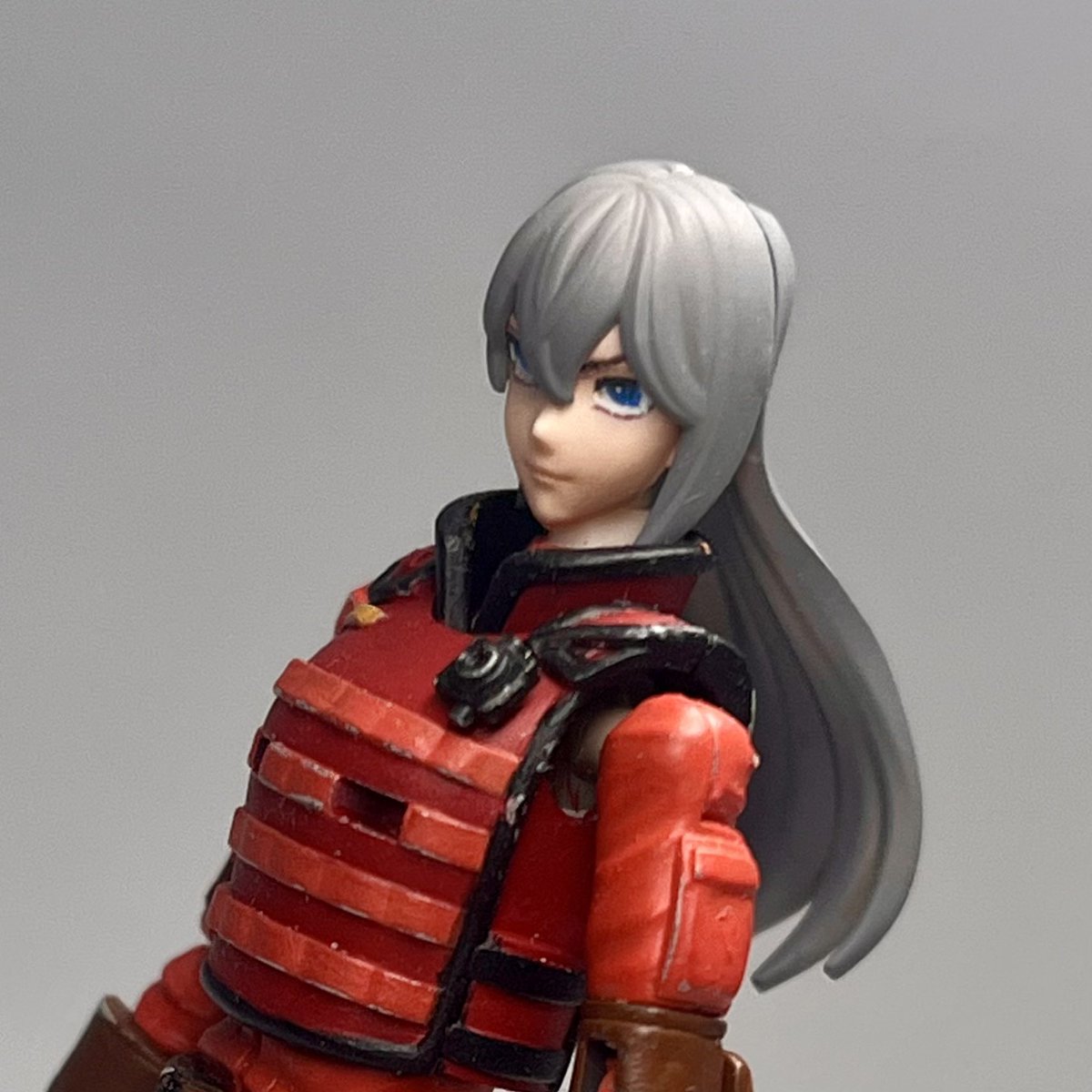 ヴァージニアさんのフェイスペイント完成しました☺️
目をクリっと塗ってみました。
#ヘキサギア