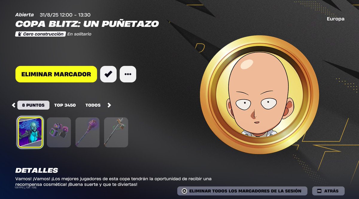 Feliz Domingo! A nada de los 600 jugadores con el Código Knooby 👀 y hoy jugamos el Torneo de Blitz Royale 🤩 <a href="/EpicGamesES/">Epic Games ES</a> <a href="/Fortnite_ES/">Fortnite_ES</a>