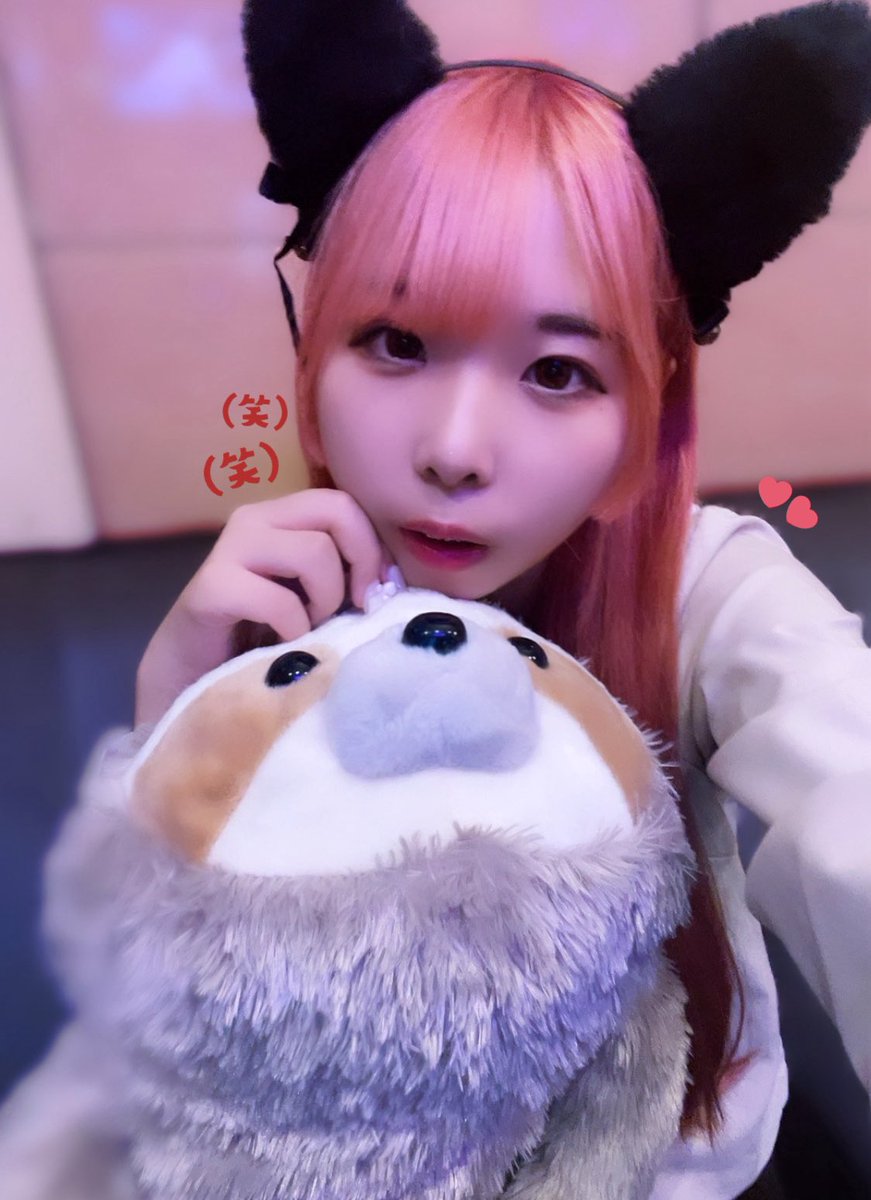 本日おきゅいん🐱💕
なまけもの様を抱えて少しおねむさん😴
でもお腹はぺこぺこです！（大声）
<a href="/ZooBOX1205/">ZooBOX</a> にてご来店遠隔お待ちしてます✨