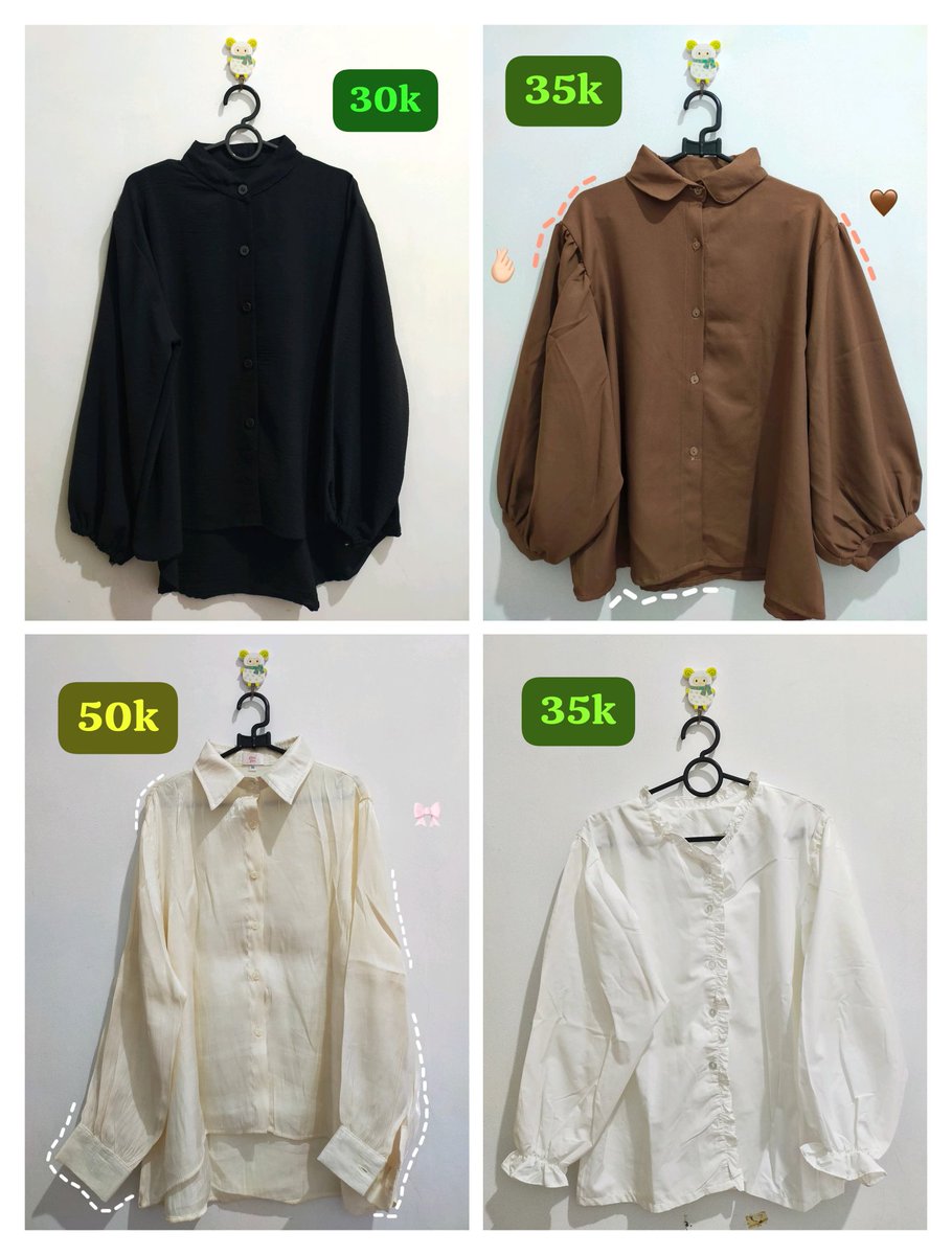 thelovaused_'s tweet image. Halo teman-teman, aku mau preloved pemakaian pribadi, bisa co lewat 🍊 dan bisa cod di shopee maupun di rl 😉
📍Kendal, Jawa Tengah
Harga preloved start 20k - 60k ya bebb Yuu yang minat bisa tanya² dulu untuk ukuran dan detailnya 🥰🫶

#preloved #prelovedfashion #prelovedatasan