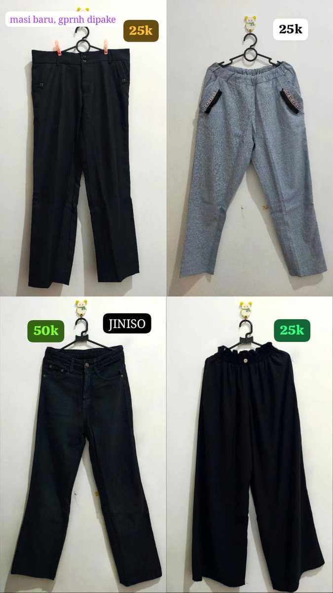 thelovaused_'s tweet image. Halo teman-teman, aku mau preloved pemakaian pribadi, bisa co lewat 🍊 dan bisa cod di shopee maupun di rl 😉
📍Kendal, Jawa Tengah
Harga preloved start 20k - 60k ya bebb Yuu yang minat bisa tanya² dulu untuk ukuran dan detailnya 🥰🫶

#preloved #prelovedfashion #prelovedatasan