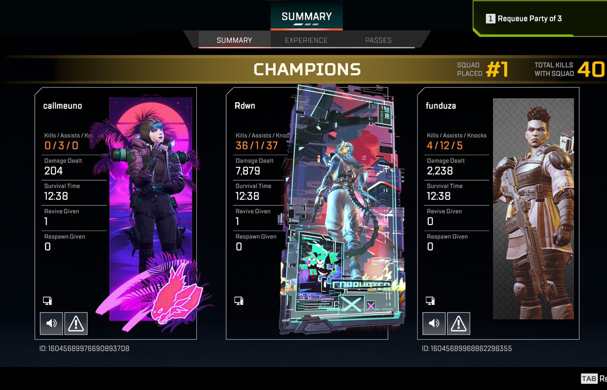 larqsine's tweet photo. Just a casual Wildcard match
@PlayApex #ApexLegends https://t.co/U2eQ9QBqRf