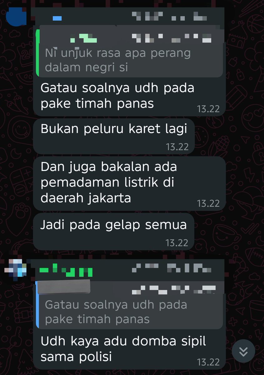 Luna Asteria γFortunaγ (@lunaasteriach) on Twitter photo β οΈππππ½πΌππΌπ KEPADA SELURUH DEMONSTRAN YANG AKAN TURUN KE JALAN!
Belum diketahui akan berjalan seperti apa nanti, namun ππππ½πΌπππΌπ πππππ πππ ππππππΌππΌπ π½πππππ ππππ½πΌππΌπ supaya teman-teman bisa antisipasi.
β οΈππππ½πΌππΌπβ οΈ β οΈππππ½πΌππΌπ KEPADA SELURUH DEMONSTRAN YANG AKAN TURUN KE JALAN!
Belum diketahui akan berjalan seperti apa nanti, namun ππππ½πΌπππΌπ πππππ πππ ππππππΌππΌπ π½πππππ ππππ½πΌππΌπ supaya teman-teman bisa antisipasi.
β οΈππππ½πΌππΌπβ οΈ