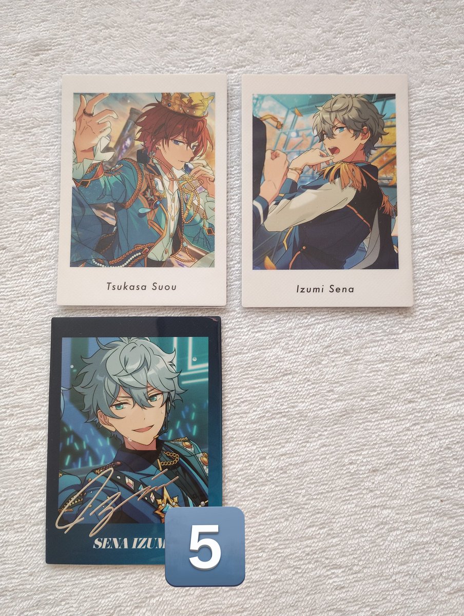 あんスタ ぱしゃこれ ぱしゃっつ 交換 譲渡
譲￤画像1～3枚目
求￤定価＋送料or画像4枚目、1A凛月・カバソンレオ各1≫同異種司・泉

︎✧プロカ必読
︎✧👑は譲渡不可、4枚目いずれかとの交換のみ
︎✧譲渡はキャラ毎やユニット毎などある程度まとめて優先

お気軽にお声掛け下さい🌸