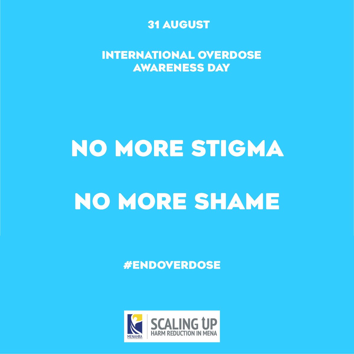 Today on International Overdose Awareness Day, we honor lives lost and stand against the stigma surrounding overdose.
MENAHRA joins the global call to raise awareness, support harm reduction, and save lives.