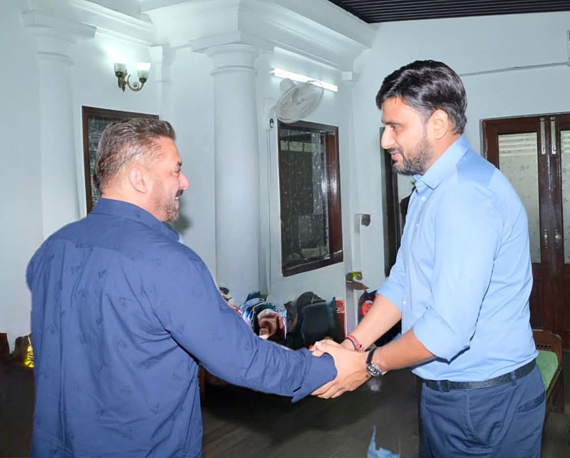 No one can play larger-than-life characters the way you do . It was nice to meet and welcome Mr. Salman Khan.