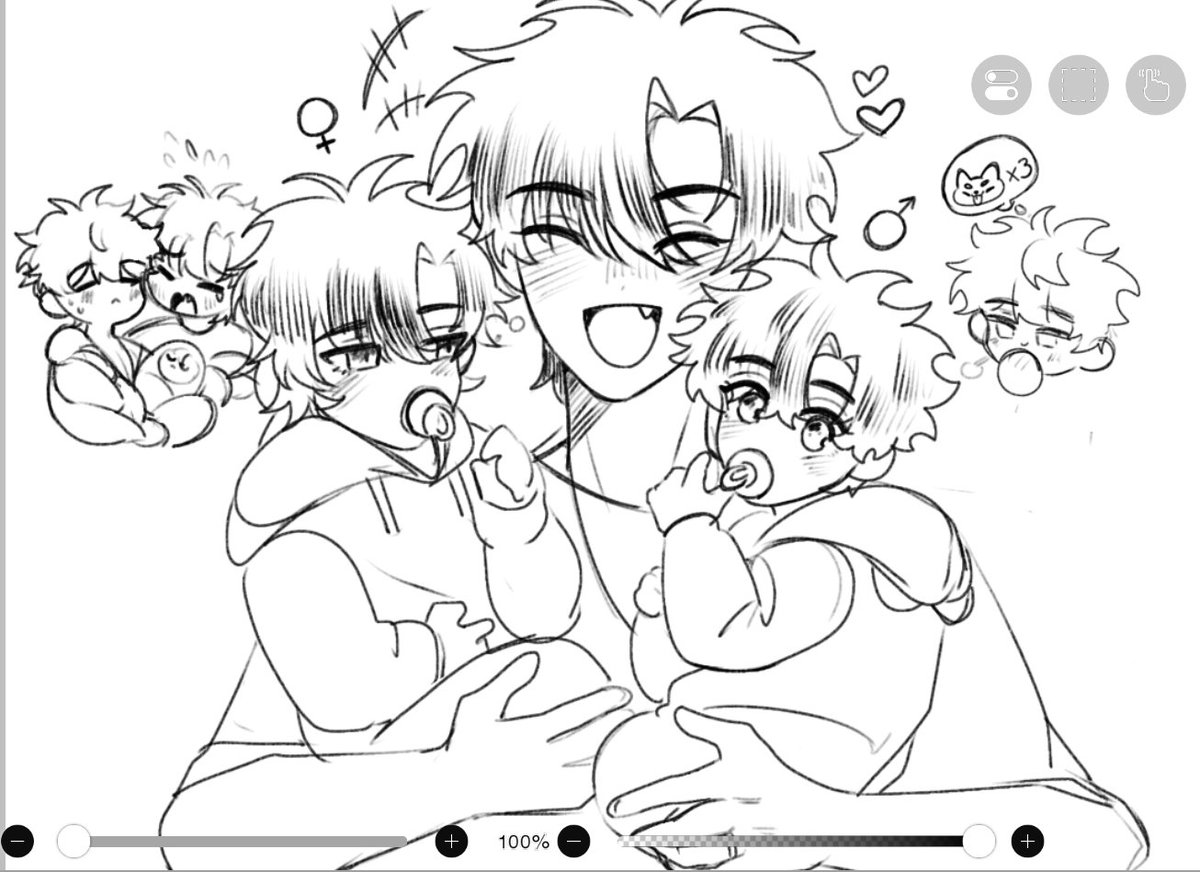 Dddodokkabi's tweet photo. Hehe chengguang love children doodle https://t.co/xXpbGUYzjX