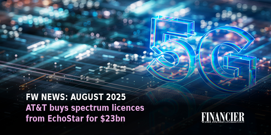 RiskCompMag's tweet image. AT&amp;amp;T buys spectrum licences from EchoStar for $23bn

Read the latest FW News post here: bit.ly/2viGl4o

#SectorAnalysis
