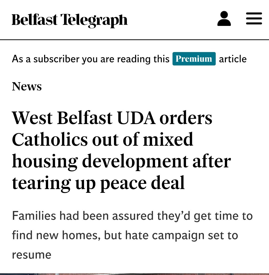 The UDA are forcing Catholics out of their homes homes while Irish ethnonationalists keep working with British fash.