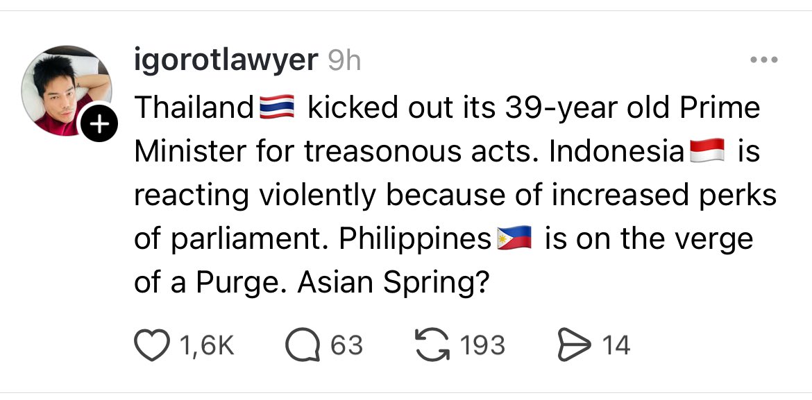 joey_ardiva's tweet image. Fashion week got canceled, party’s postponed, gym is closed. Meanwhile netijen SEA: