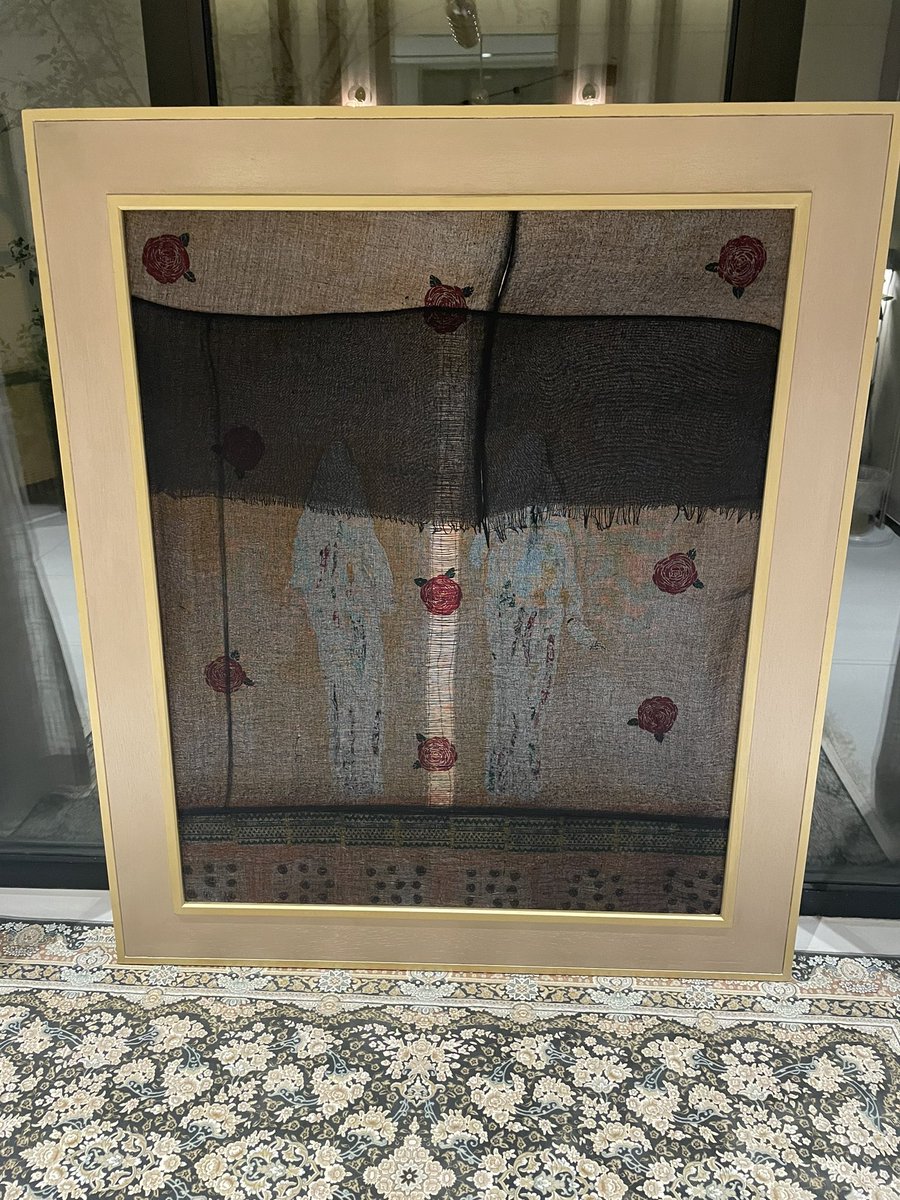 الف شكر للفنانه العالمية الراقية مها الهزاني <a href="/Mahaalhazani/">مهاحمدالهزاني</a>  
لوحة لها قيمة معنوية جدا كبيرة في قلبي قبل قيمتها المادية. 
اسعدتني الله يسعدك