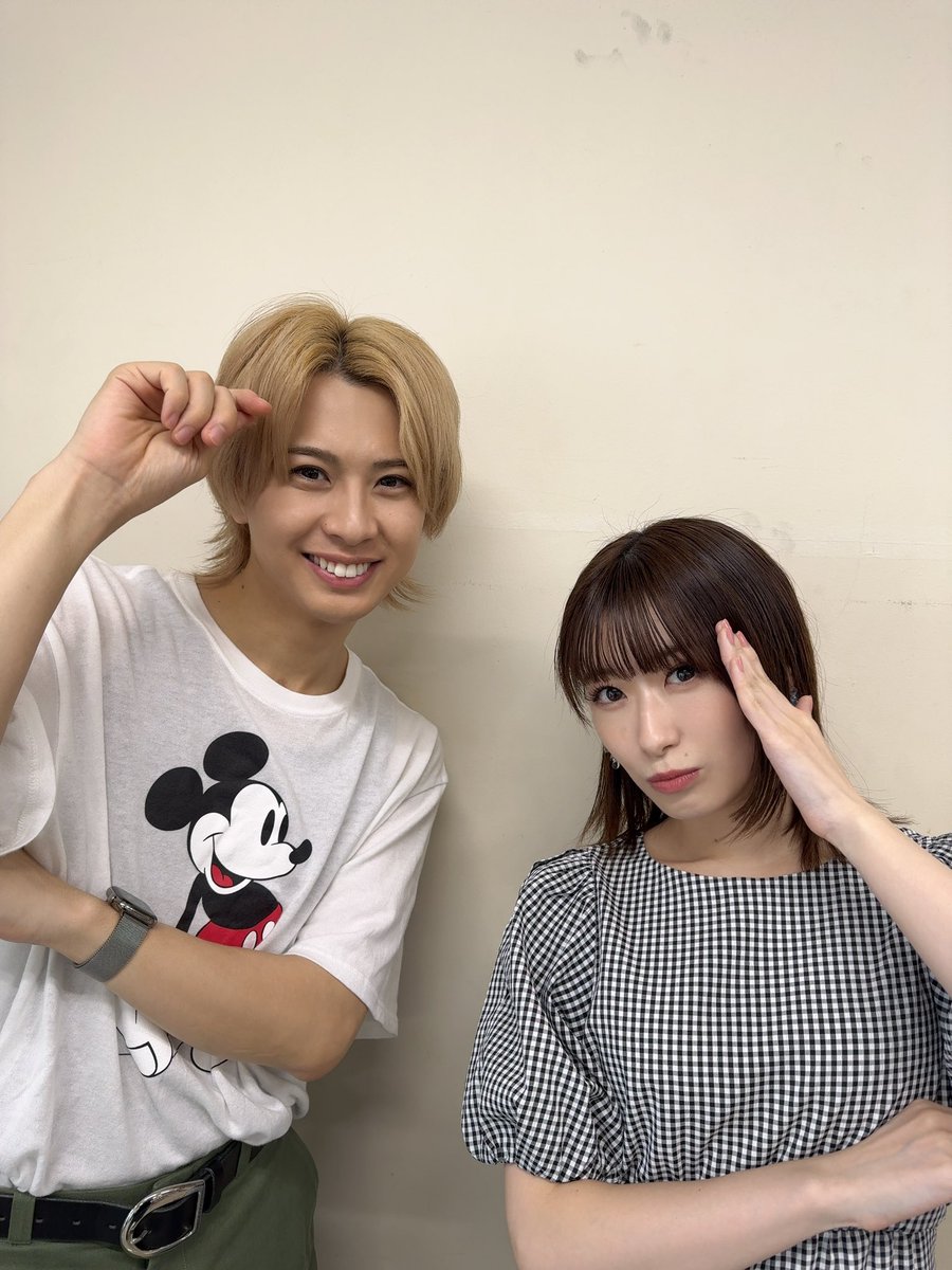 ミュージカル『四月は君の嘘』
東京公演 
ご来場誠にありがとうございました！

初代椿、ふうかちゃんが観に来てくれました！
SPY×FAMILYでは僕のお姉さんでした！
君嘘初演の皆様が本当に大好きなので来てもらえて嬉しかった！
ついに明後日から最終週！
みんなで頑張ります🌸

#四月は君の嘘again