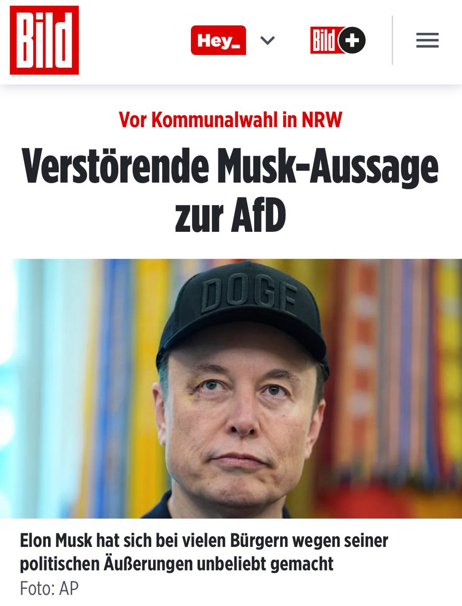 Nicht verstörend, sondern richtig! Elon Musk weiß, dass nur noch die AfD Deutschland retten kann. Die Altparteien zerstören unser Land seit Jahren.