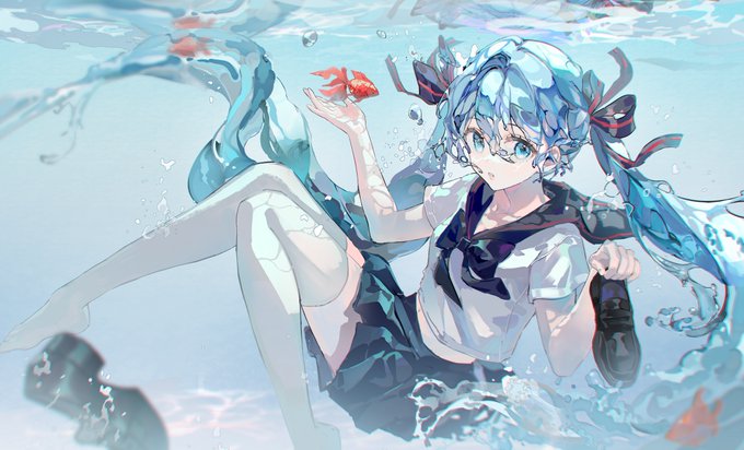 手描きイラスト　水彩原画　緑色瞳の女の子293 手描きイラスト水彩原画緑色瞳の女の子293