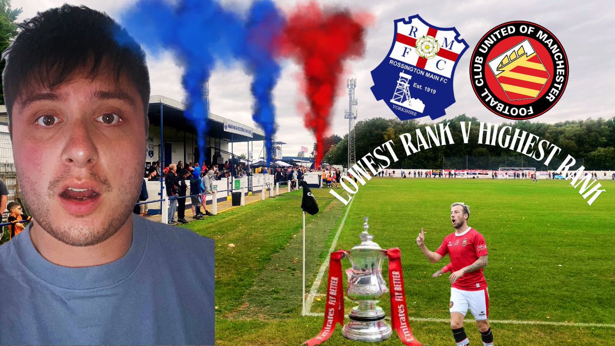 Joe (@joeskelton10) on Twitter photo I Visited the FA Cup’s ULTIMATE David vs Goliath CLASH!- Rossington Main v FC United of Manchester 🔥
Hope you enjoy it🔗youtu.be/2hLPdK-PGgI
<a href="/RMFC1919/">Rossington Main FC</a> <a href="/FCUnitedMcr/">FC United of Manchester 🟥⬜⬛</a> <a href="/youngy_g/">Greg Young</a> <a href="/ChairmanDLRMFC/">Daniel Linstrum</a> <a href="/vinnynolan/">On The Hop Groundhopping / Real Ales - Syd</a> <a href="/Topliss94/">Topliss at the Turnstiles</a> <a href="/will_stanser/">Will</a> <a href="/RHannah10/">Ross Hannah</a> <a href="/A1F1E9/">Adam Le Fondre</a> <a href="/Laurencereade/">Laurence Reade</a> <a href="/smilerhopper/">yorkshiregroundhopper</a> I Visited the FA Cup’s ULTIMATE David vs Goliath CLASH!- Rossington Main v FC United of Manchester 🔥
Hope you enjoy it🔗youtu.be/2hLPdK-PGgI
<a href="/RMFC1919/">Rossington Main FC</a> <a href="/FCUnitedMcr/">FC United of Manchester 🟥⬜⬛</a> <a href="/youngy_g/">Greg Young</a> <a href="/ChairmanDLRMFC/">Daniel Linstrum</a> <a href="/vinnynolan/">On The Hop Groundhopping / Real Ales - Syd</a> <a href="/Topliss94/">Topliss at the Turnstiles</a> <a href="/will_stanser/">Will</a> <a href="/RHannah10/">Ross Hannah</a> <a href="/A1F1E9/">Adam Le Fondre</a> <a href="/Laurencereade/">Laurence Reade</a> <a href="/smilerhopper/">yorkshiregroundhopper</a>