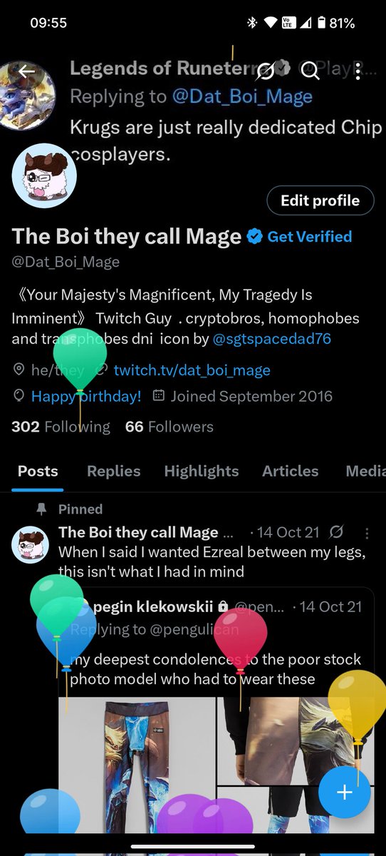 The Boi they call Mage tweet media