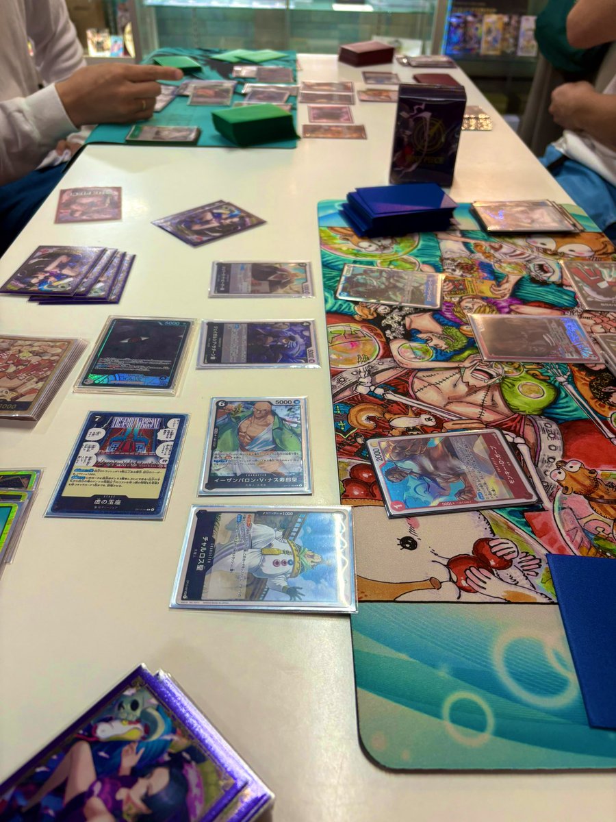 staff_oninoko's tweet image. 鬼の子miniのトナメ進出ベスト4は
緑ゾロ/黒イム/赤青エース/赤黒サボ

です！
#鬼の子mini
#鬼の子CS