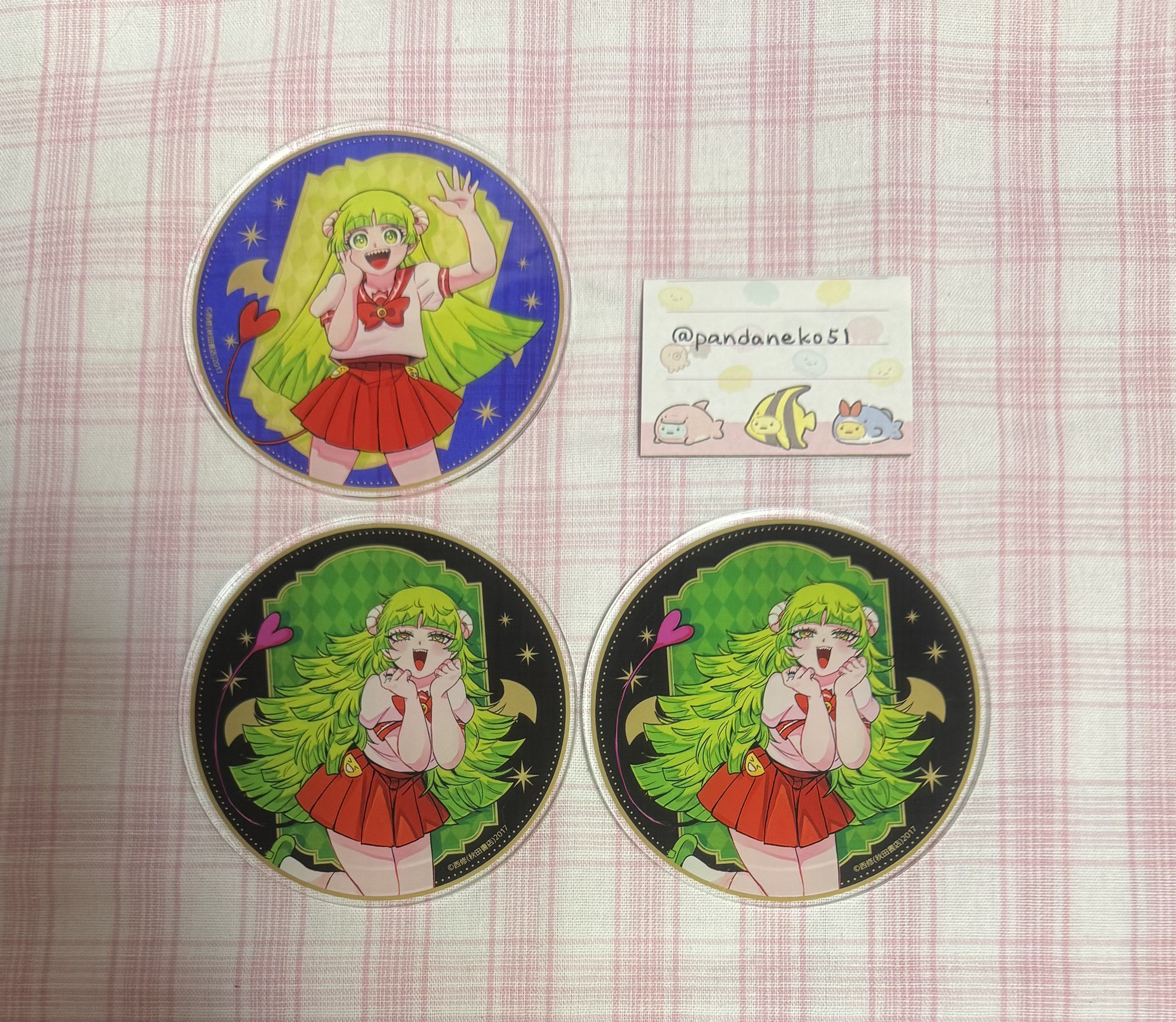 魔入りました！入間くん　グラッテ　アクリルコースター　入間　アスモデウス　クララ ぱんちゃん on X: 