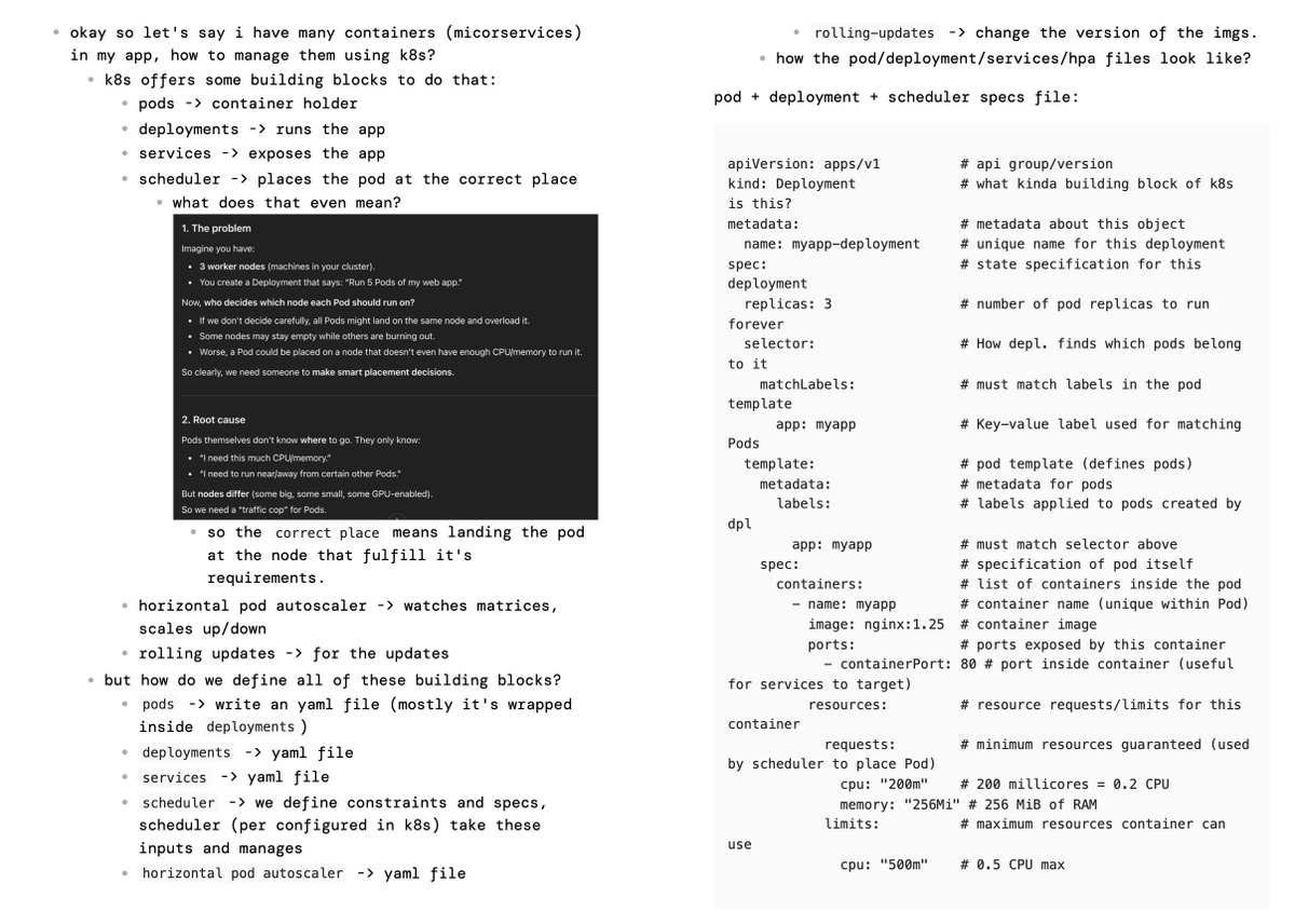 ajeetunc's tweet image. wasn&apos;t able to sleep last night, so completed kubernetes, from start to finish.
