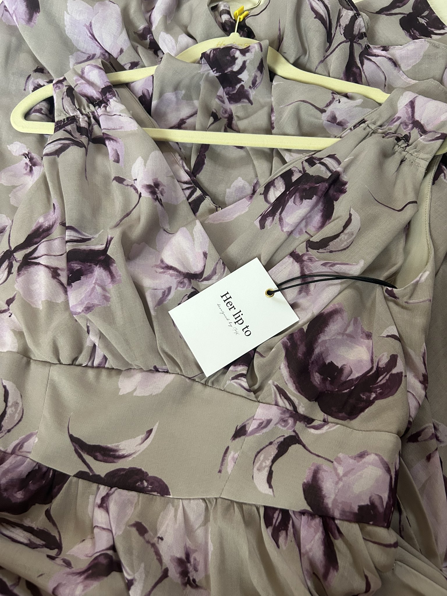 herlipto Bloom-Sleeve Jacquard Dress Her lip to Bloom-Sleeve