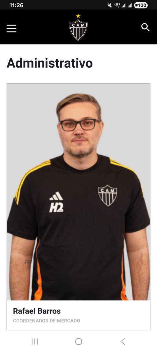O novo "homem-forte" do CIGA, Rafael Barros, trabalhou com o Zubeldía no São Paulo, de abril de 2024 a junho de 2025. Era o chefe de análise de mercado. Se o péssimo treinador argentino for contratado, esse "atleticano de arquibancada", segundo dizem, terá toda responsabilidade!