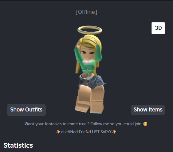 Roblox, I Thought yall take down inappropriate avatars? (50 times reported as well)