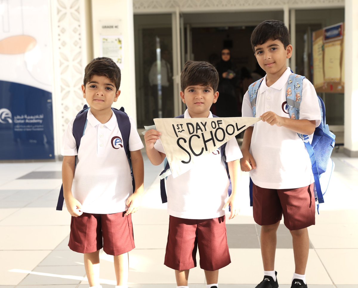 فصل جديد من المتعة بدأ اليوم!
 
صقورنا عادوا مستعدين للتحليق أعلى من أي وقت مضى. 

نرجو لهم عاماً مليئاً بالتعلم والمتعة والنجاح.

A new chapter begins

Our Falcons are back, ready to soar higher than ever

Here’s to a year full of learning, laughter, and success
 
#qad_qf