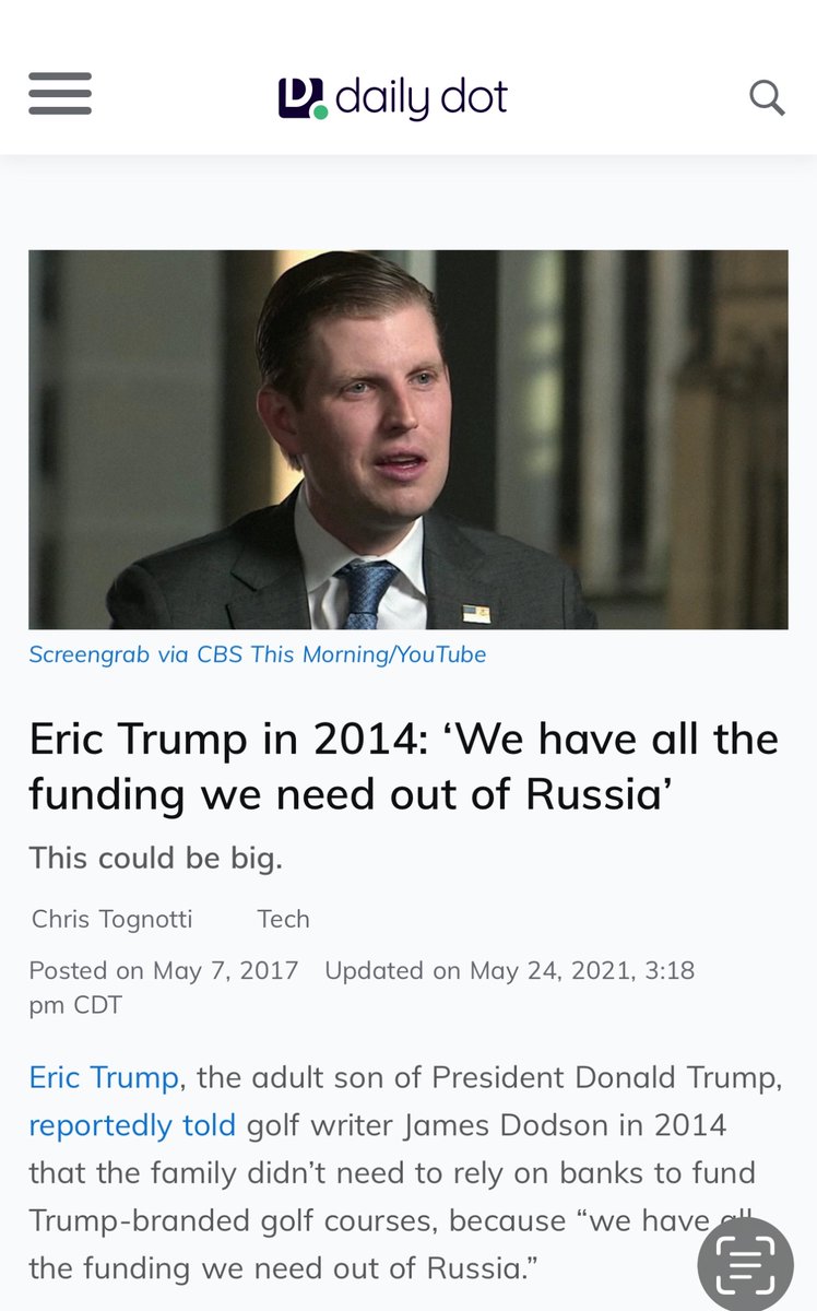 Putin bought the inept family decades ago!
