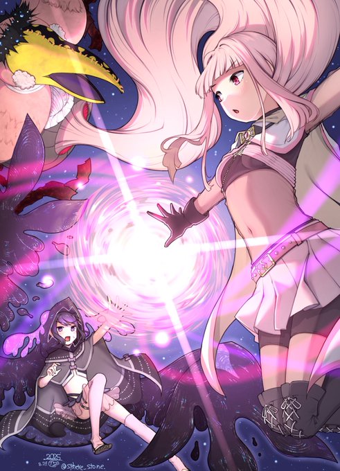 #今月描いた絵を晒そう 
いろ黒しか描いてなくない?と思いきや3枚くらい描いていた。そんな8月 