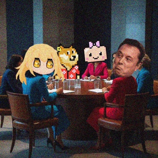 Had a super secret and important meeting today with Sydney 🧡🐾 #Doginals #Dogecoin