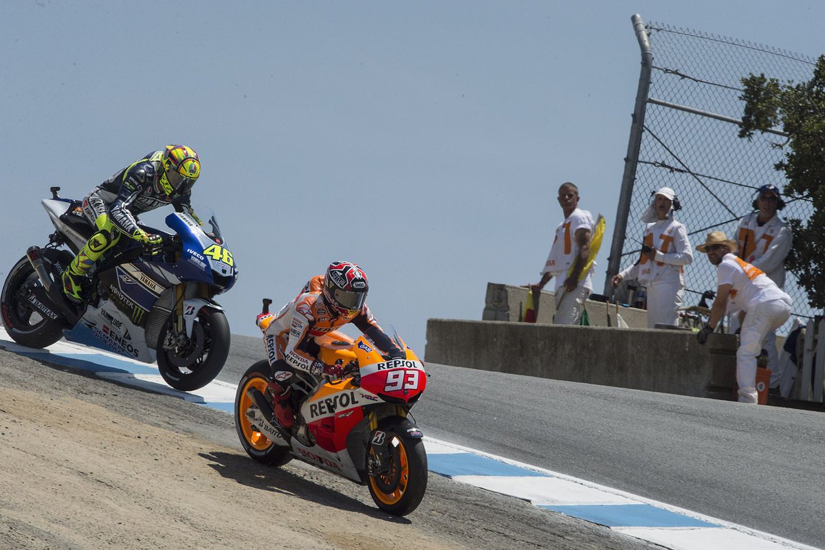 Leclerc y Russell en Zandvoort F1 a lo Marc Márquez y Valentino Rossi en el Sacacorchos de Laguna Seca de MotoGP