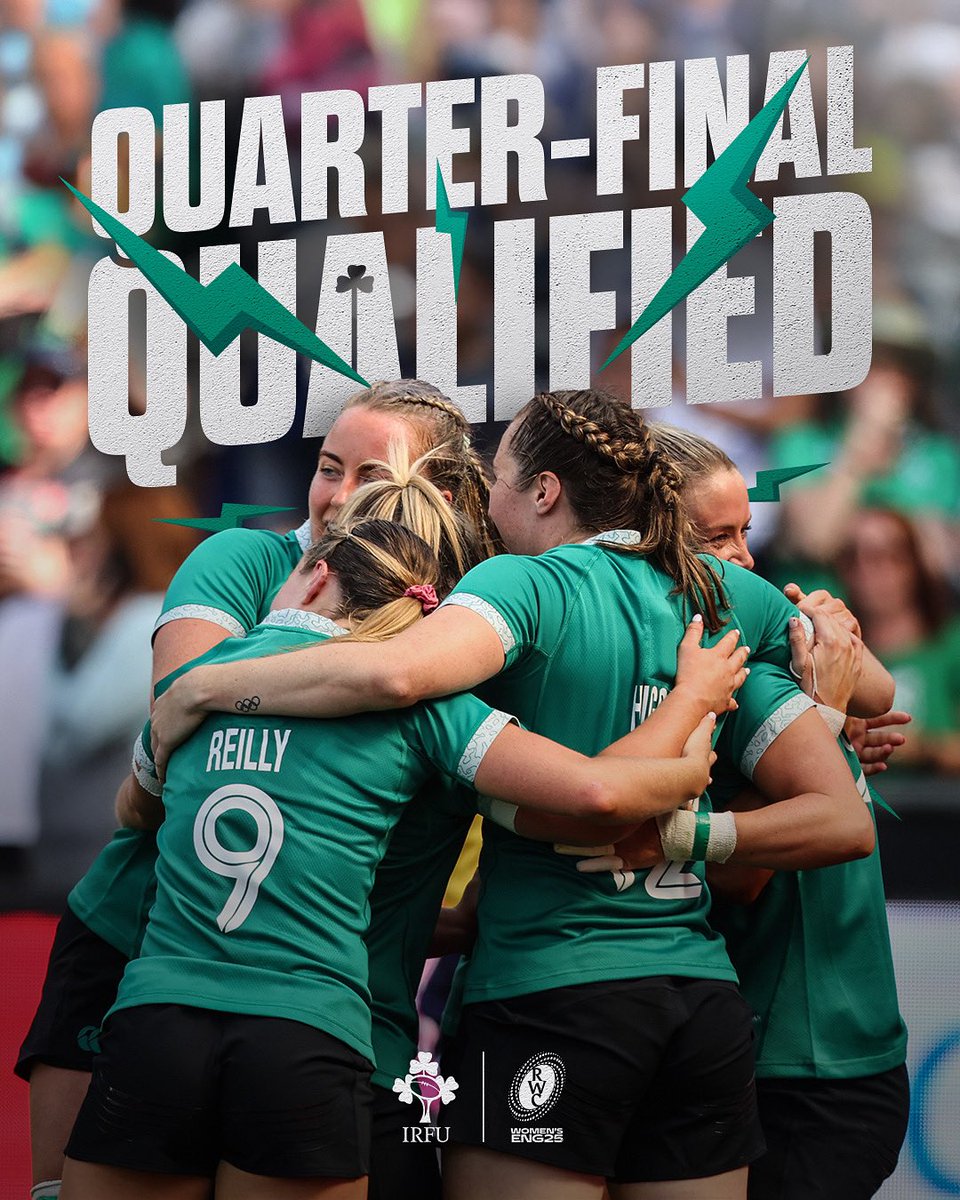 QF secured! ✅

#WeAreIreland