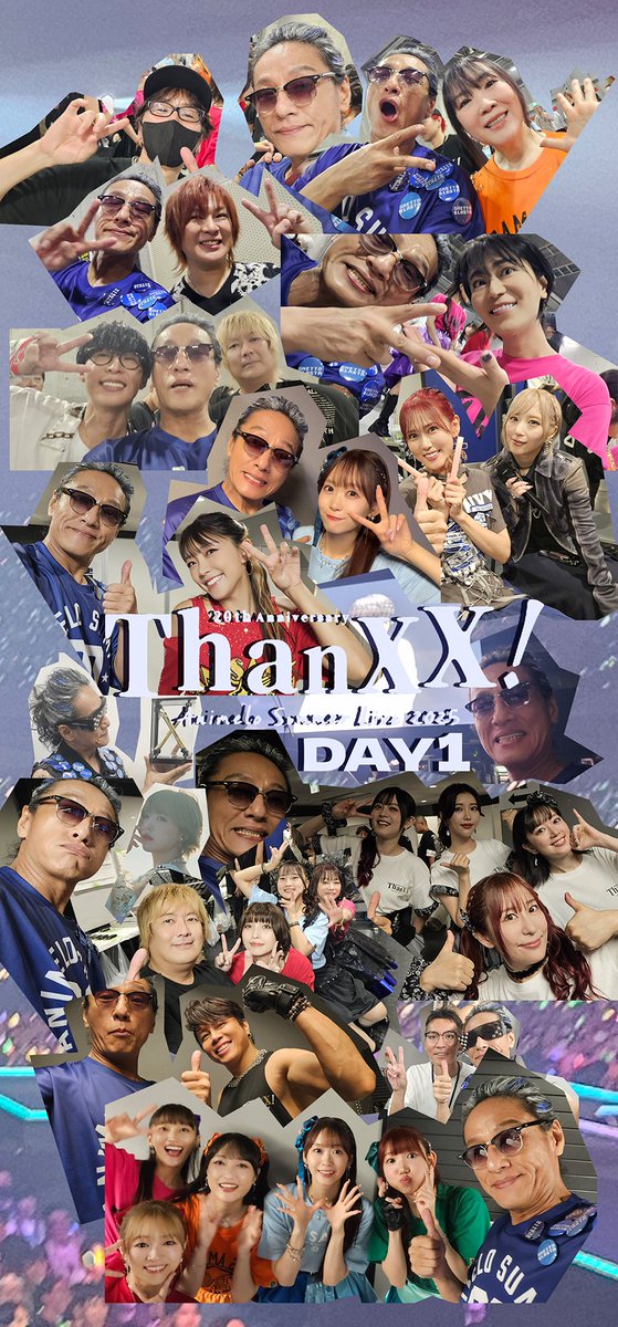 20周年のアニサマ✨✨✨
３年目からほぼ毎年、
サプライズで出ることが多い僕だけどw、
今年一番のサプライズは真音ちゃんだったと思う✨✨✨

さあそして、今年もアニサマと共に夏が過ぎていきます✨✨✨
またこの景色をみれるように精進していきましょうな✨✨✨