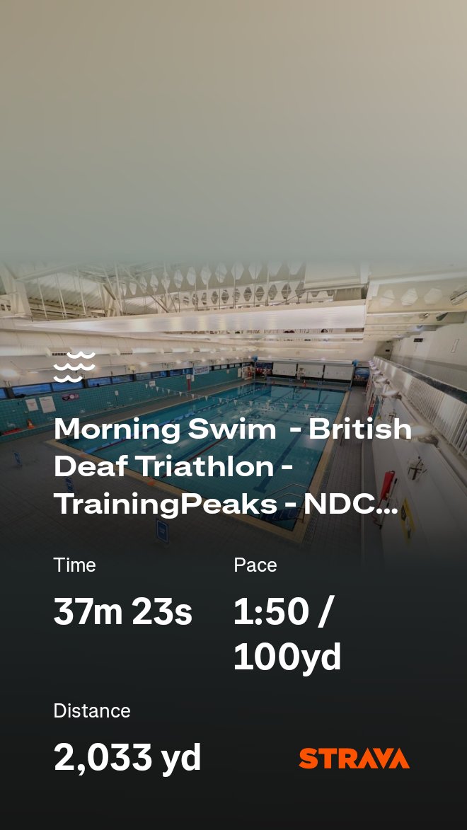 Check out my swim on Strava: strava.app.link/ajcYhwfAhWb
