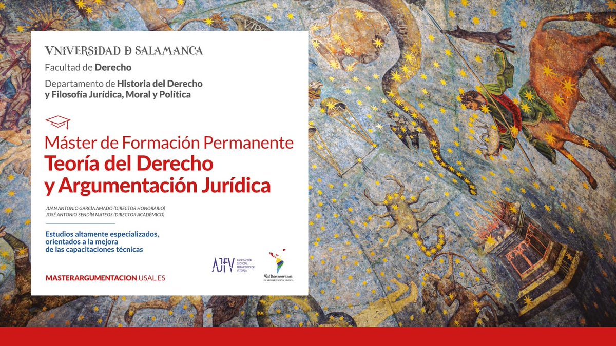 Máster Teoría del Derecho y Argumentación Jurídica (@mastertdaj) on Twitter photo 📢📢📢 ¡¡¡Aviso importante!!! Se amplía el plazo de preinscripción en el <a href="/MasterTDAJ/">Máster Teoría del Derecho y Argumentación Jurídica</a> de la <a href="/usal/">Universidad de Salamanca</a>
🗓️ Programa y calendario: masterargumentacion.usal.es/master/#progra…
✍️ Preinscríbete en usal.es/acceso-autopre…
📆 Hasta el 22 de septiembre. ¡Reserva tu plaza!
<a href="/FacDerechoUsal/">Facultad de Derecho</a> 📢📢📢 ¡¡¡Aviso importante!!! Se amplía el plazo de preinscripción en el <a href="/MasterTDAJ/">Máster Teoría del Derecho y Argumentación Jurídica</a> de la <a href="/usal/">Universidad de Salamanca</a>
🗓️ Programa y calendario: masterargumentacion.usal.es/master/#progra…
✍️ Preinscríbete en usal.es/acceso-autopre…
📆 Hasta el 22 de septiembre. ¡Reserva tu plaza!
<a href="/FacDerechoUsal/">Facultad de Derecho</a>