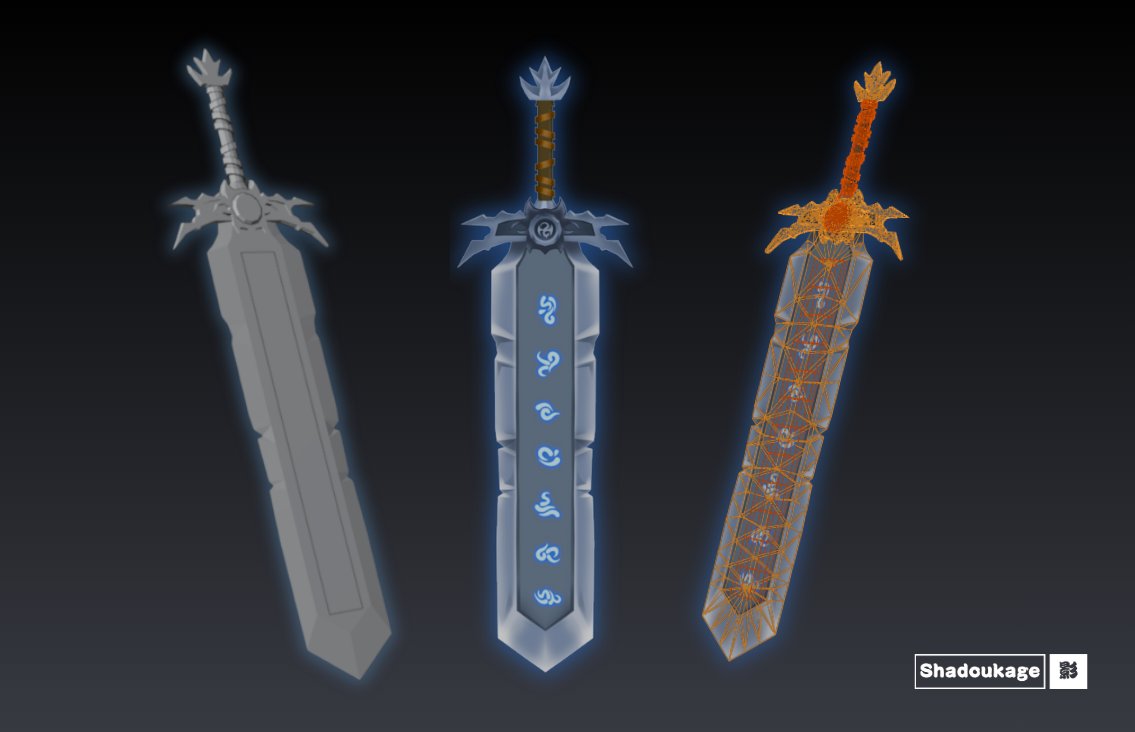 First 3D weapon model done! (Weapon Name: Rune Blade).
Tough but super fun. 😁
What item, should I try making next? Comment below!
-
#Blender3D #3DModeling #3DArt #WeaponDesign #DigitalArt
<a href="/Alina_AE/">Alina</a> <a href="/BeleenAE/">Beleen</a> <a href="/ContentPortalAE/">AE Content 🔃+♡</a>