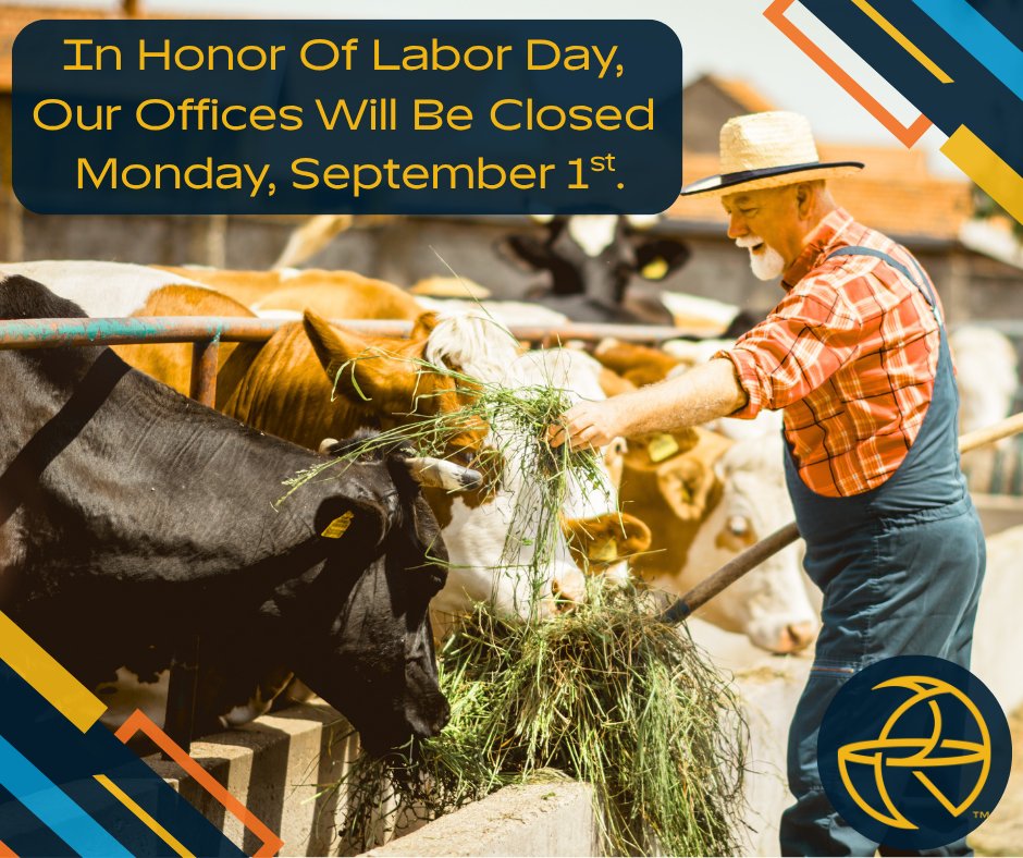 💙 This #LaborDay, we celebrate the hard work and dedication that keeps our communities strong. Our offices will be closed Monday, September 1st, so our team can enjoy the holiday too. Wishing you a safe &amp; relaxing weekend! 
#RangeConnected #LaborDay2025