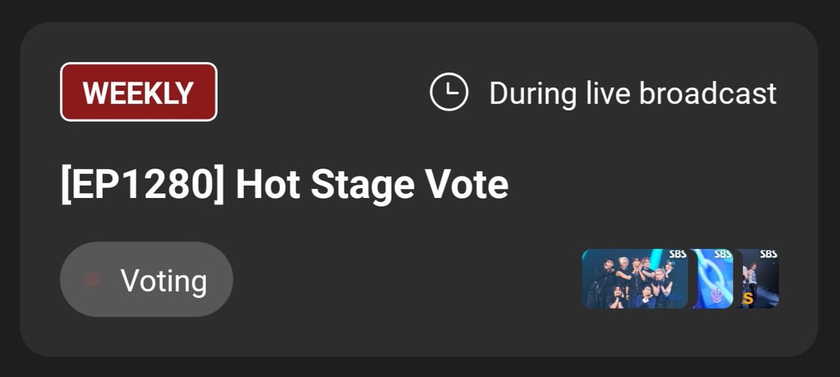 ✨️ HIGHER ✨️

🏆 HOT STAGE INKIGAYO 

▫️ Termina el 04/09 KST
▫️ Se votan rubies o diamantes
▫️ Meta 1° puesto 

🔗 myhigher.chottu.link/ouSOzz

💪🏻 No olviden recolectar en todas las apps!!!