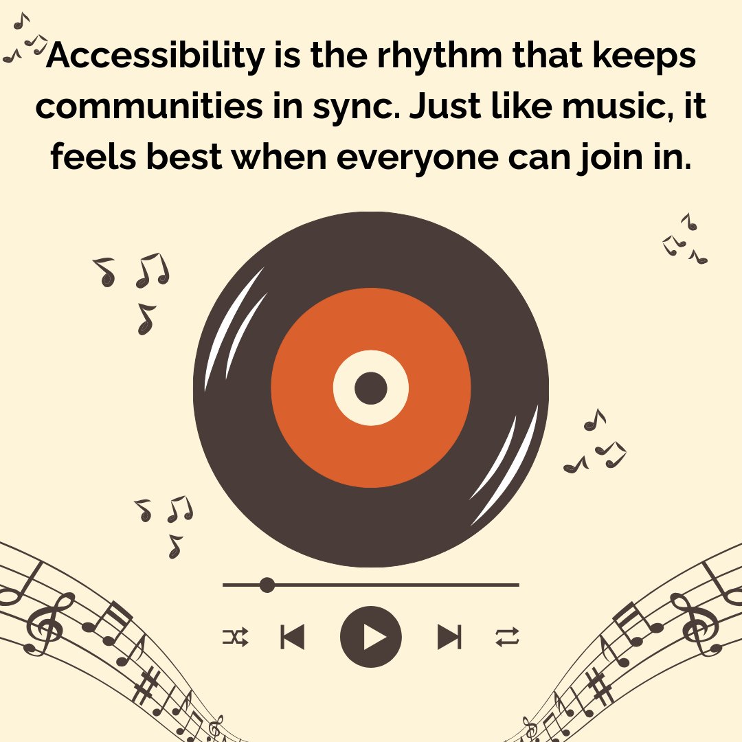 DRArkansas's tweet image. Together, we create harmony. Accessibility ensures no one is left out of the beat. ✨

#Harmonious #Inclusion #DRA #Accessibility