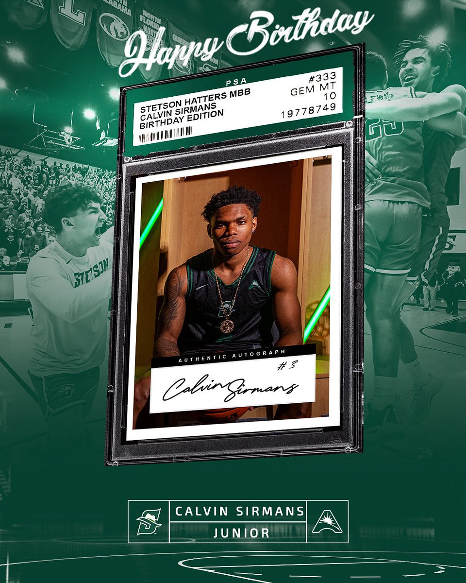 HATTER NATION! Join us in wishing Calvin Sirmans a Happy Birthday!!! 🎊 🎉