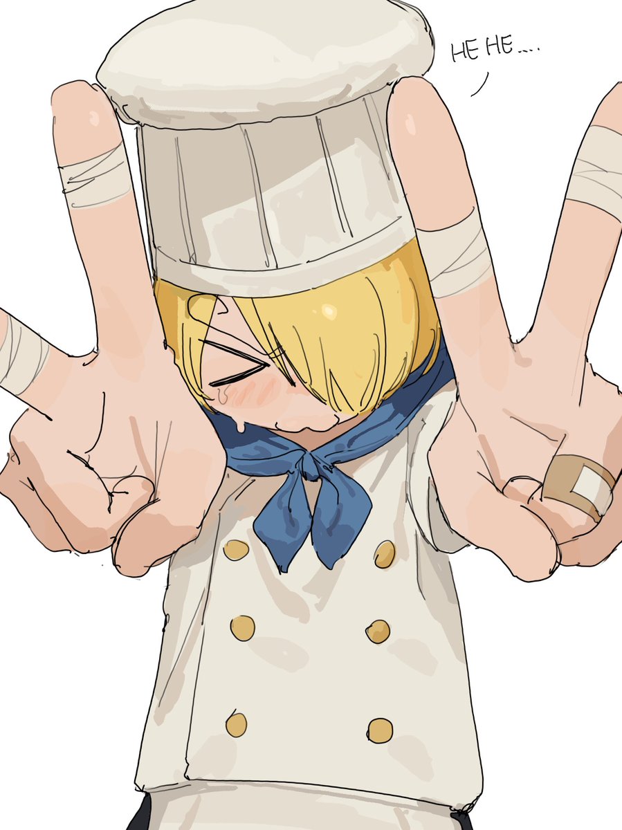 Hard working little baby 
#Sanji